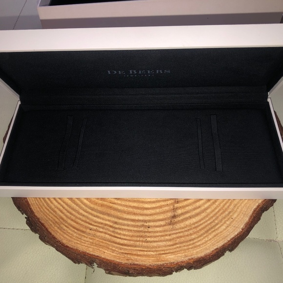 DE BEERS JEWELRY HARD CASE BRACELET BOX - Picture 1 of 5
